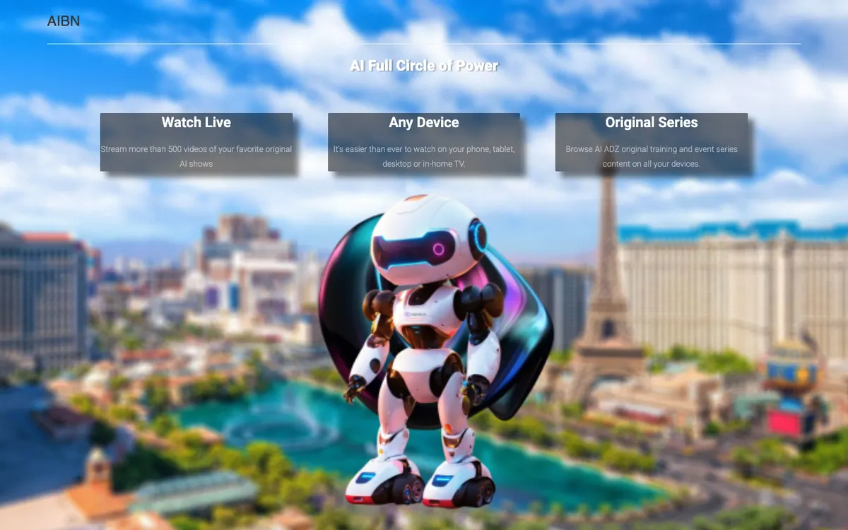 AIBN / AI ADZ homepage preview