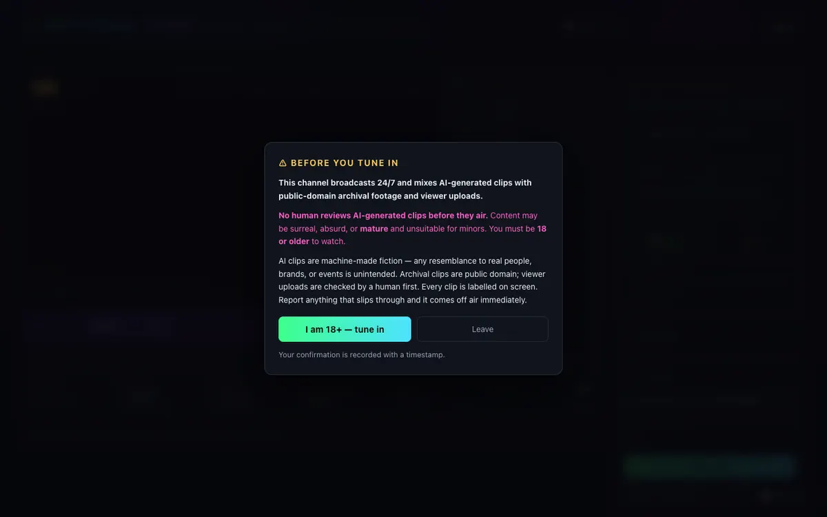 Multiverse Cable homepage preview